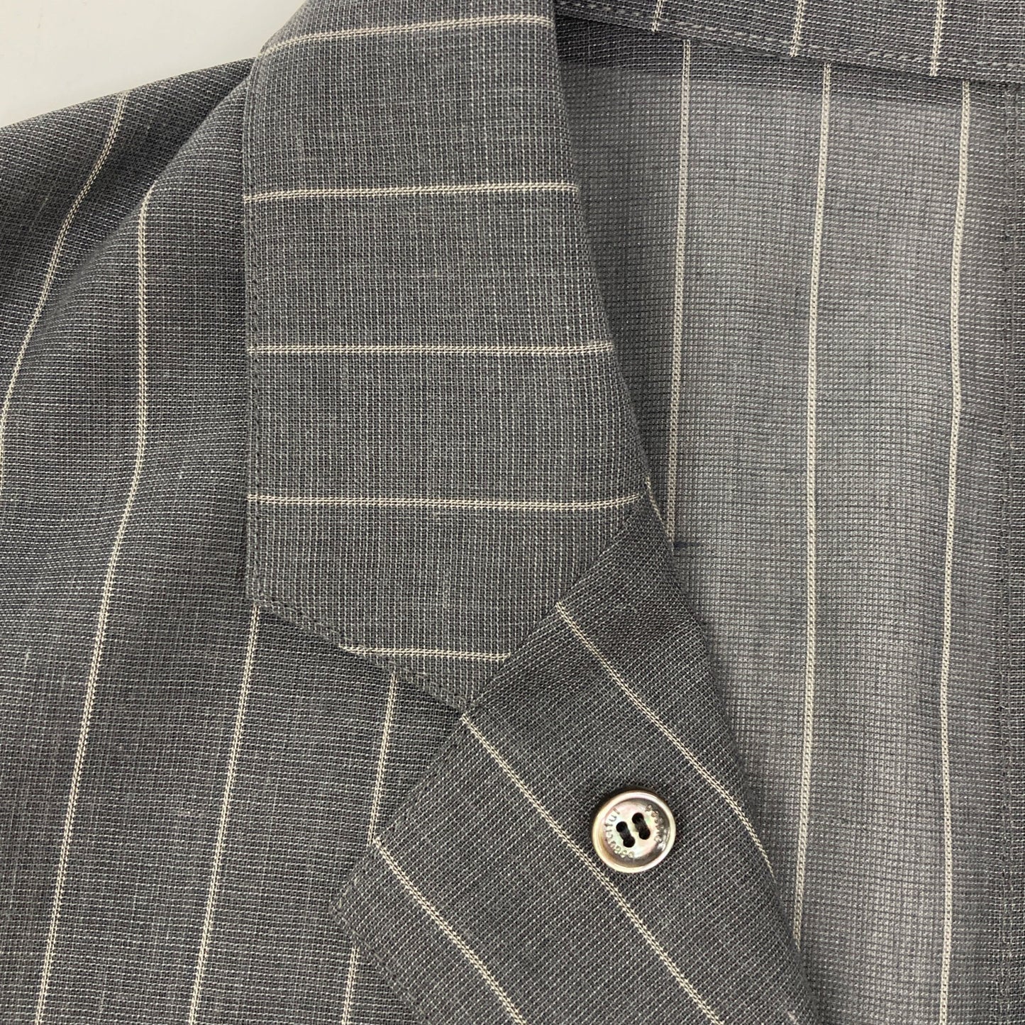 beautifulpeople ビューティフルピープル グレー wool silk stripe shirtjacket リバーシブルジャケット ジャケット