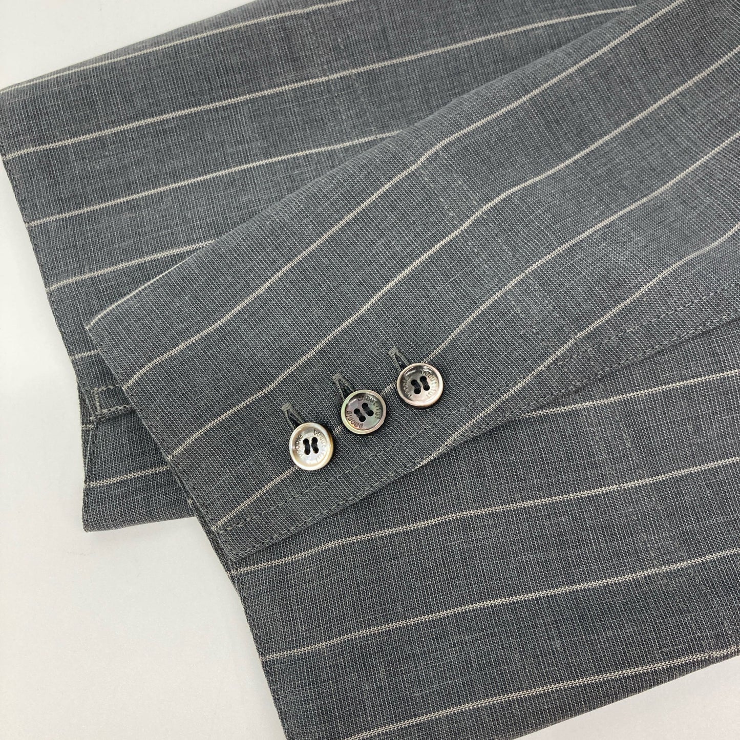 beautifulpeople ビューティフルピープル グレー wool silk stripe shirtjacket リバーシブルジャケット ジャケット