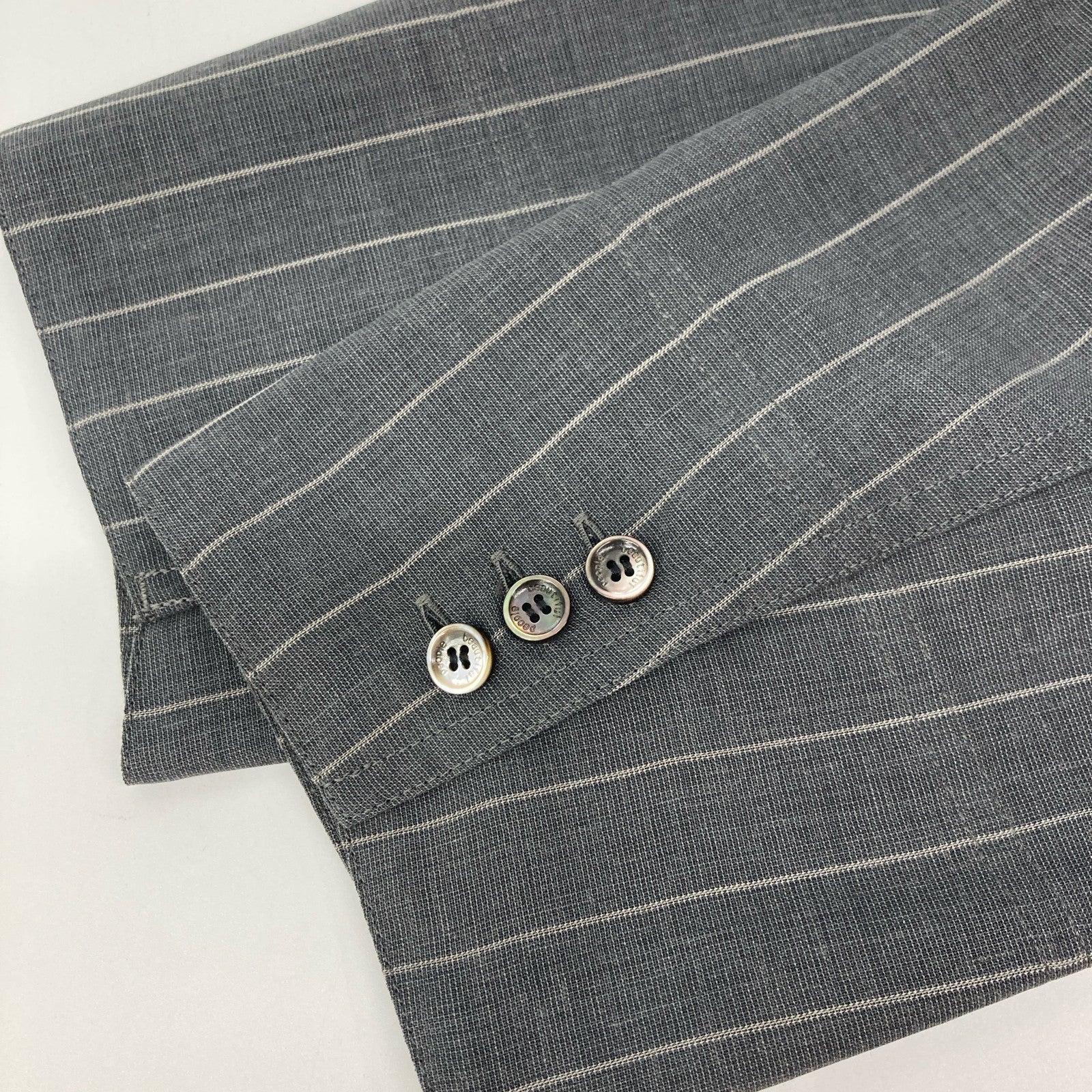beautifulpeople ビューティフルピープル グレー wool silk stripe shirtjacket リバーシブルジャケット ジャケット