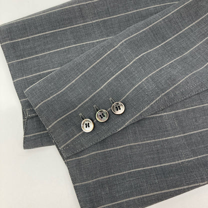 beautifulpeople ビューティフルピープル グレー wool silk stripe shirtjacket リバーシブルジャケット ジャケット
