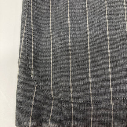 beautifulpeople ビューティフルピープル グレー wool silk stripe shirtjacket リバーシブルジャケット ジャケット