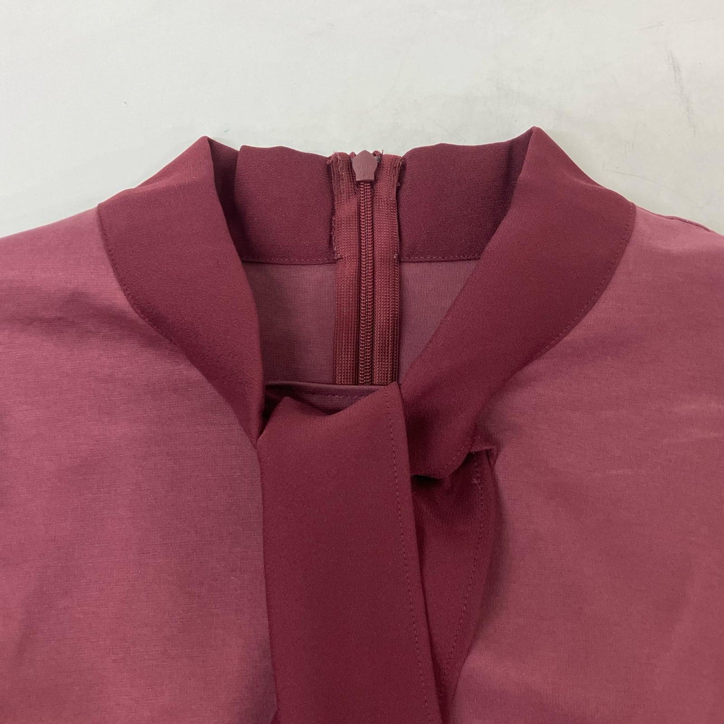 BLUE LABEL CRESTBRIDGE 蓝标克雷斯布里奇 24年款 葡萄酒色 棉质厚针织立领上衣 上衣 36