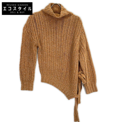 sies marjan Apricot Melange Cashmere Turtleneck Sweater Knit Top S