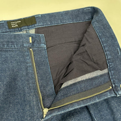 International Gallery BEAMS インターナショナルギャラリービームス 23-23-0027-262 インディゴ コットン センタープレスフレアデニムパンツ ボトムス