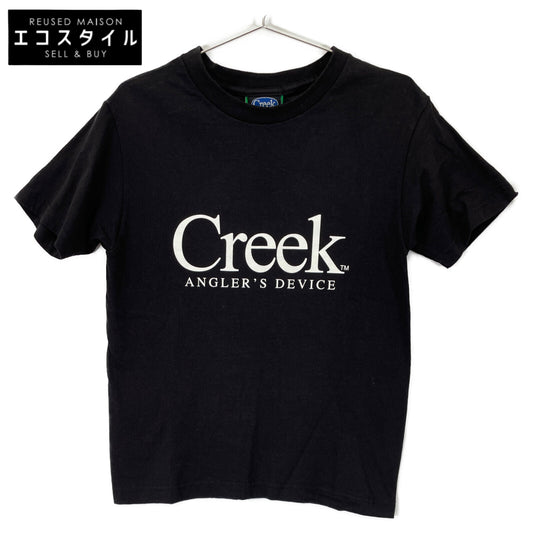 CREEK ANGLER'S DEVICE Cotton Double Print Short Sleeve Cut and Sew T-Shirt Tops S Men's