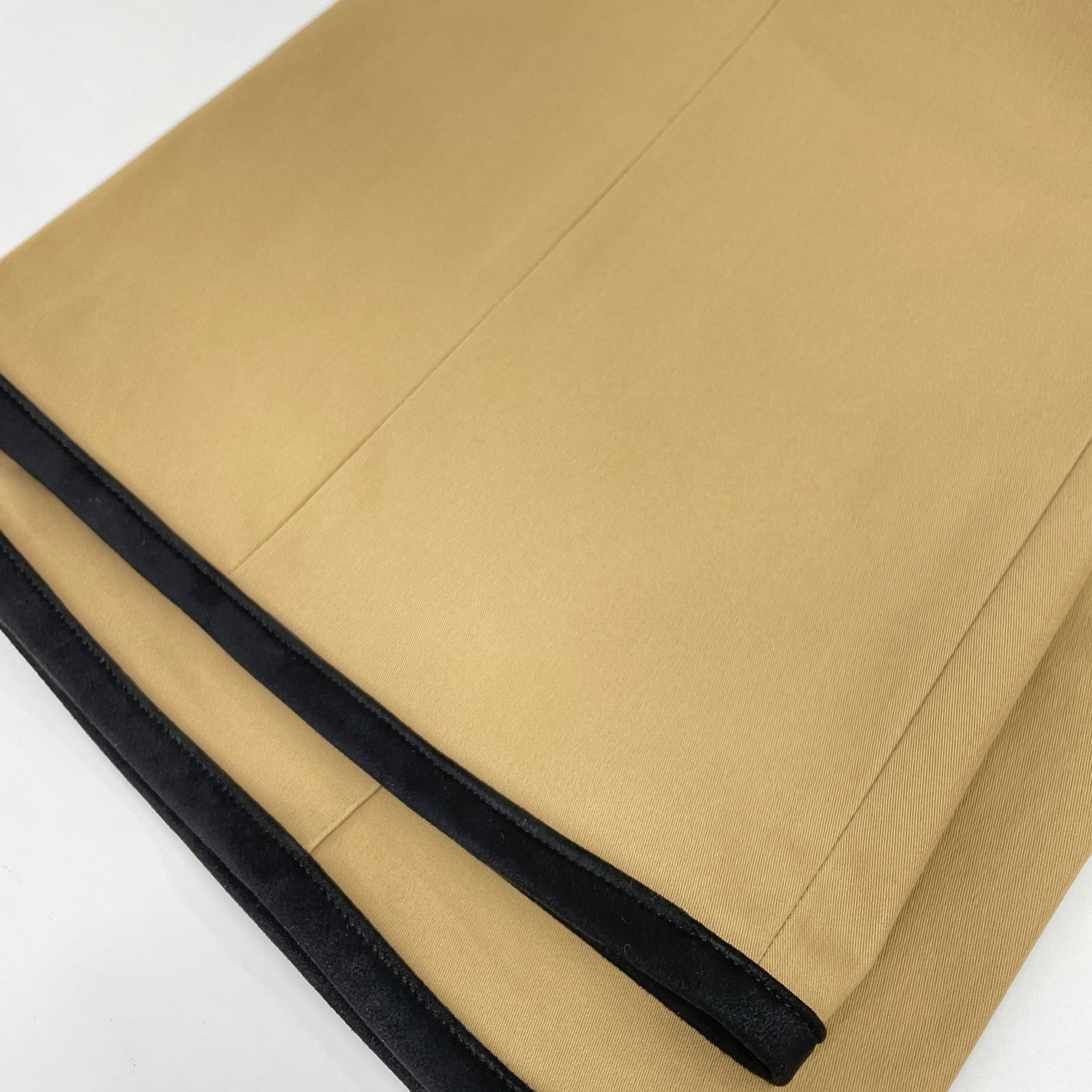 Mame Kurogouchi MM21PF-PT706 Beige High-Waist Chino Flare Trousers Bottoms 2 Women's