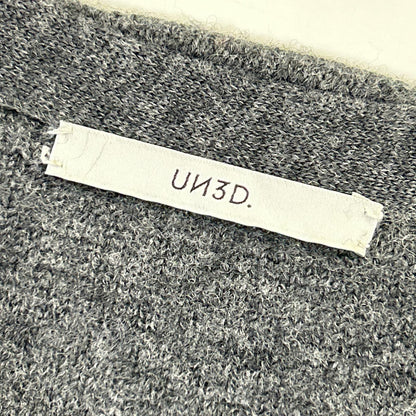 UN3D. Grey Faux Fur Cardigan Coat 38