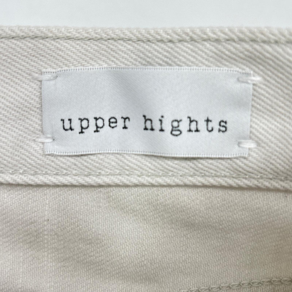 upper hights アッパーハイツ white THE H-RISE STELLA skinny pants bottoms
