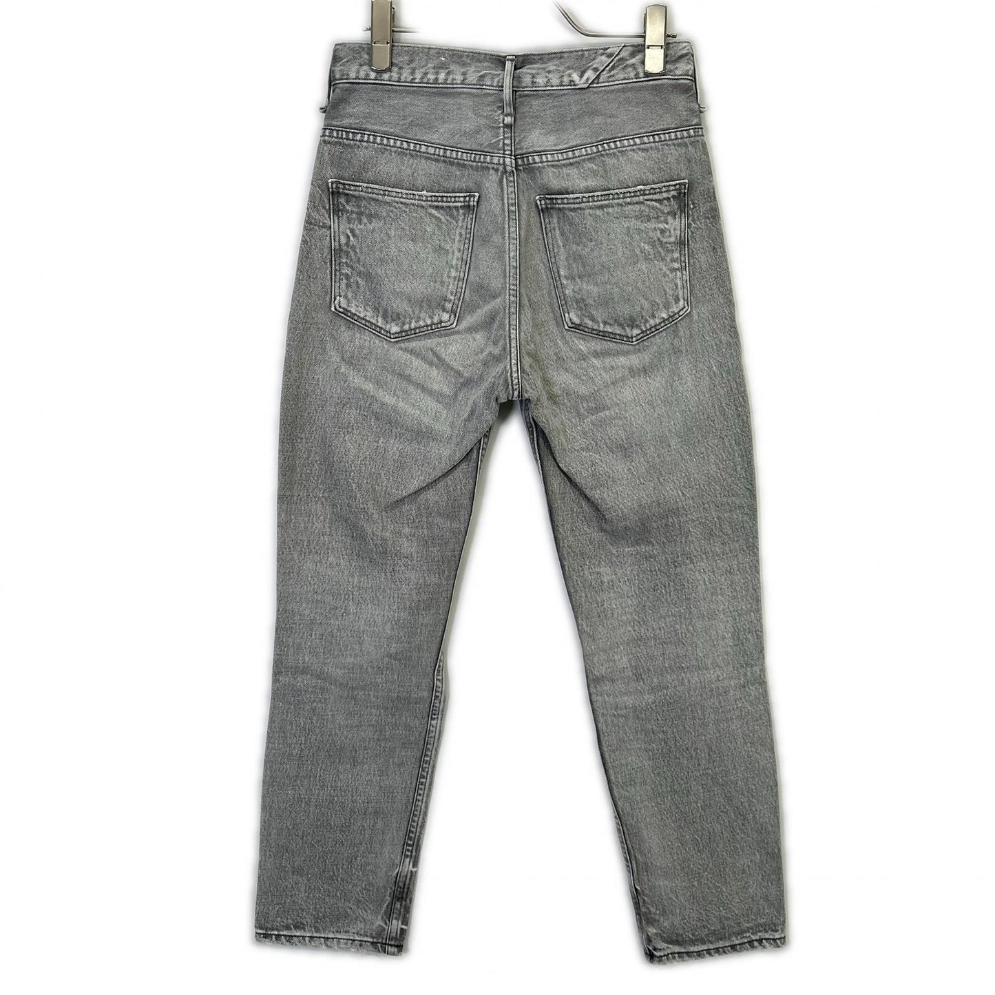 upper hights アッパーハイツ ｸﾞﾚｰ ﾀﾞﾒｰｼﾞ加工 ﾃｰﾊﾟｰﾄﾞﾃﾞﾆﾑﾊﾟﾝﾂ ボトムス 22