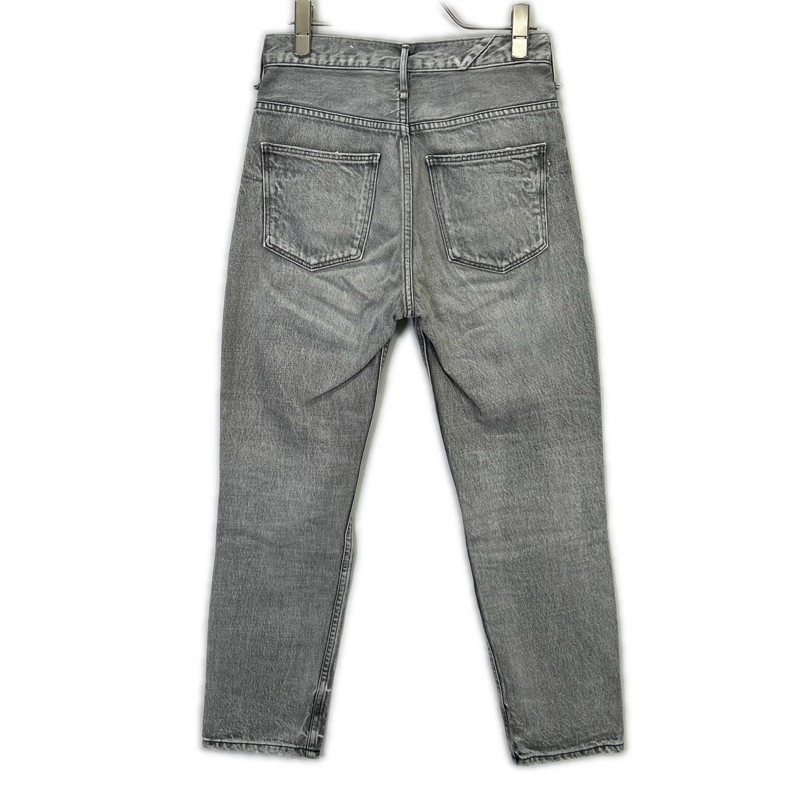 upper hights アッパーハイツ ｸﾞﾚｰ ﾀﾞﾒｰｼﾞ加工 ﾃｰﾊﾟｰﾄﾞﾃﾞﾆﾑﾊﾟﾝﾂ ボトムス 22