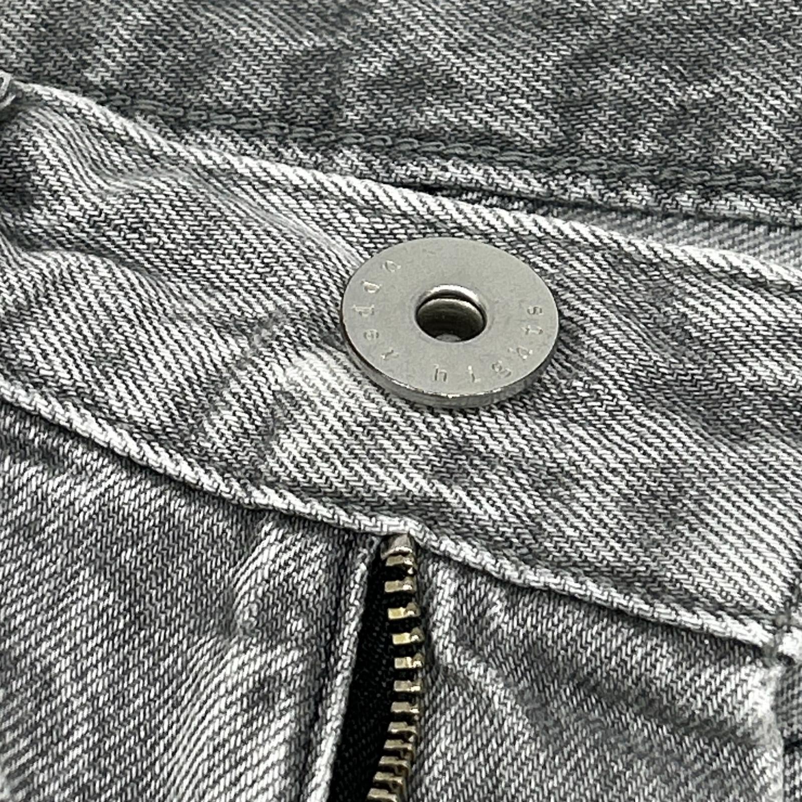 upper hights アッパーハイツ ｸﾞﾚｰ ﾀﾞﾒｰｼﾞ加工 ﾃｰﾊﾟｰﾄﾞﾃﾞﾆﾑﾊﾟﾝﾂ ボトムス 22