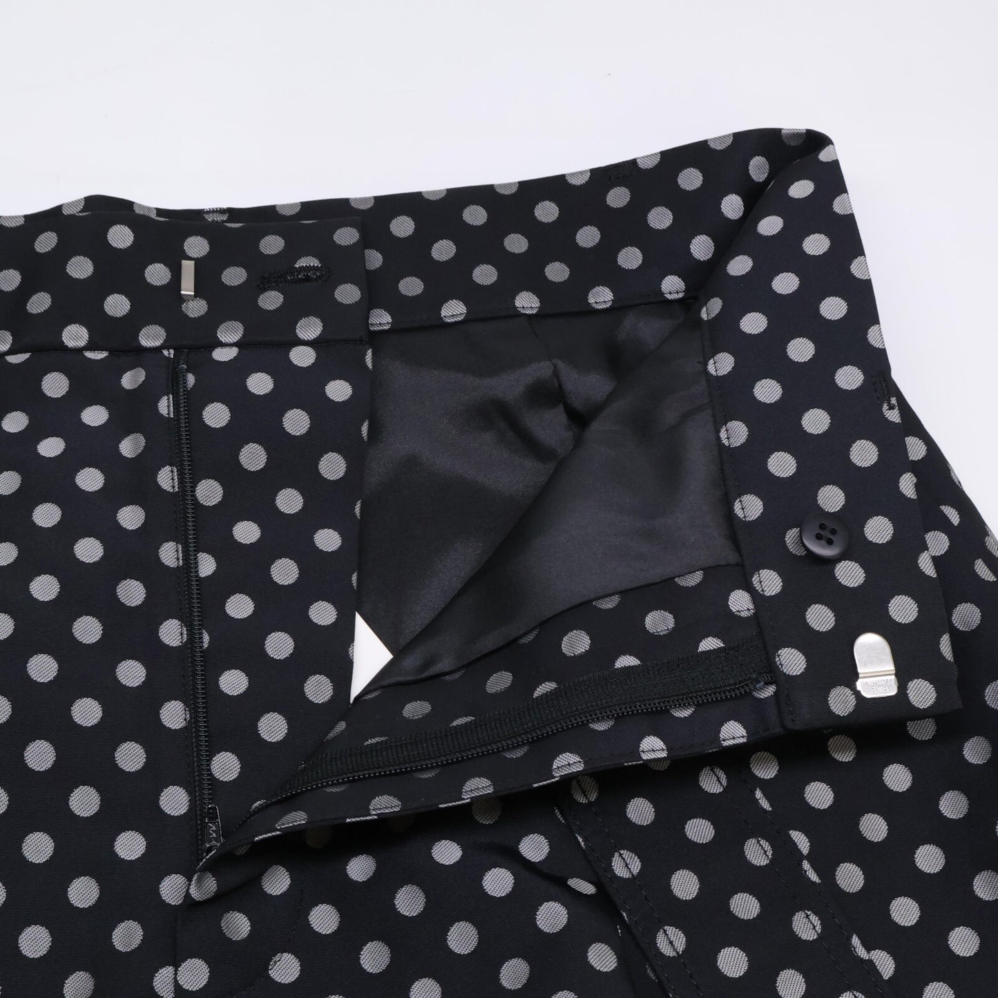 LE CIEL BLEU Le Ciel Bleu 23AW Black Dot Belted Wide Pants Bottoms 38 Women's