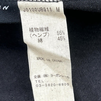 JURGEN LEHL 约翰雷尔 J0102UB911 黑色 拼布套头衫 上衣 M