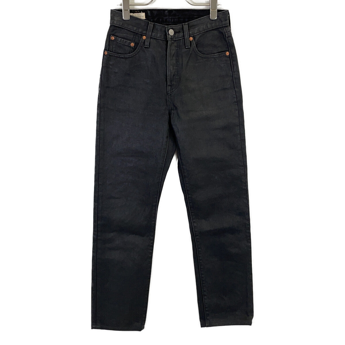 LEVI‘S 李维斯 【PREMIUM】501 黑色 棉质 纽扣门襟 直筒牛仔裤 下装