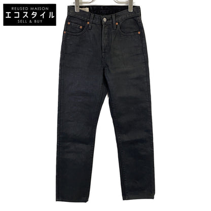 LEVI‘S 李维斯 【PREMIUM】501 黑色 棉质 纽扣门襟 直筒牛仔裤 下装
