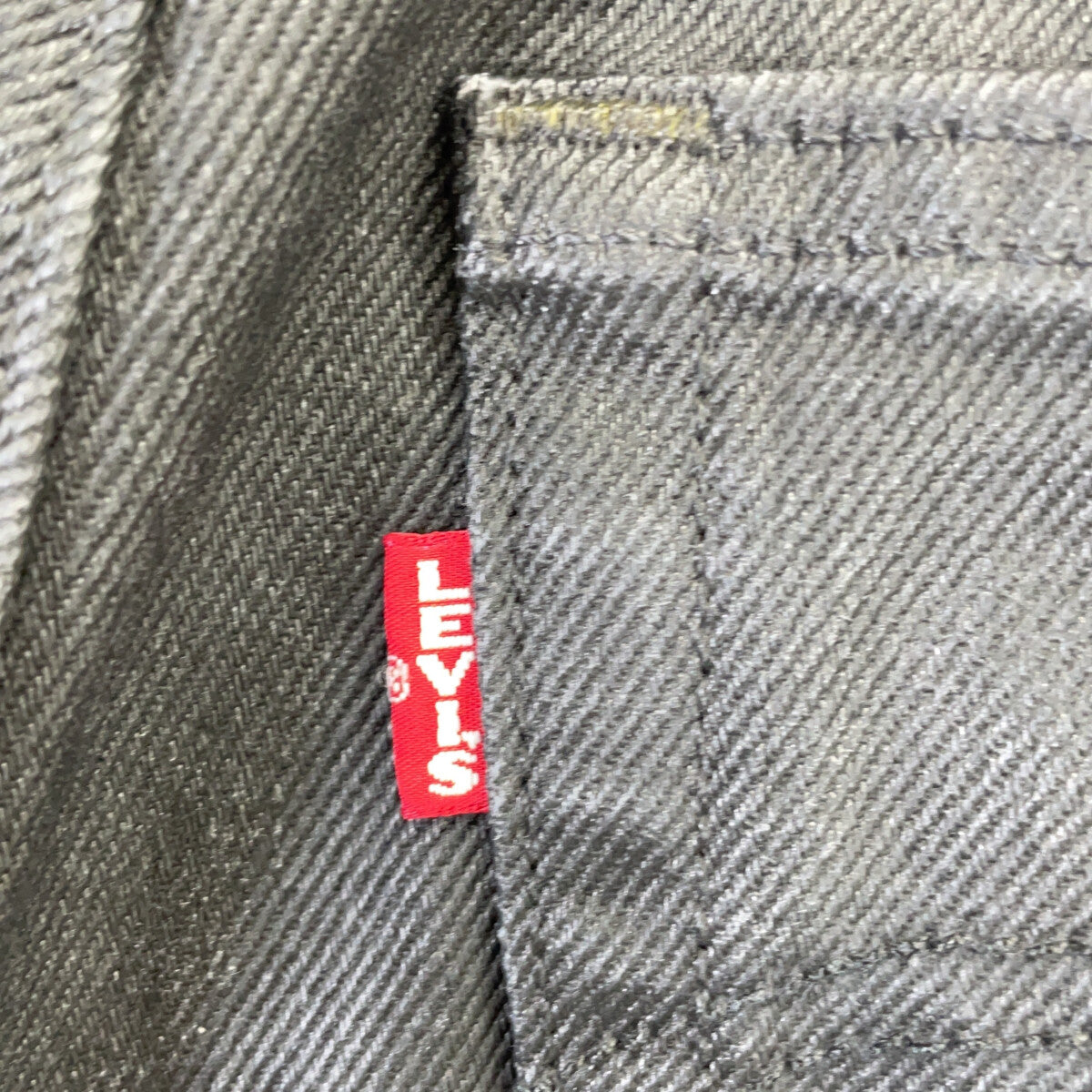 LEVI‘S 李维斯 【PREMIUM】501 黑色 棉质 纽扣门襟 直筒牛仔裤 下装