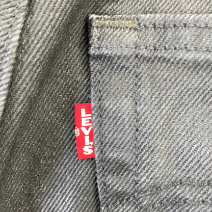 LEVI‘S 李维斯 【PREMIUM】501 黑色 棉质 纽扣门襟 直筒牛仔裤 下装