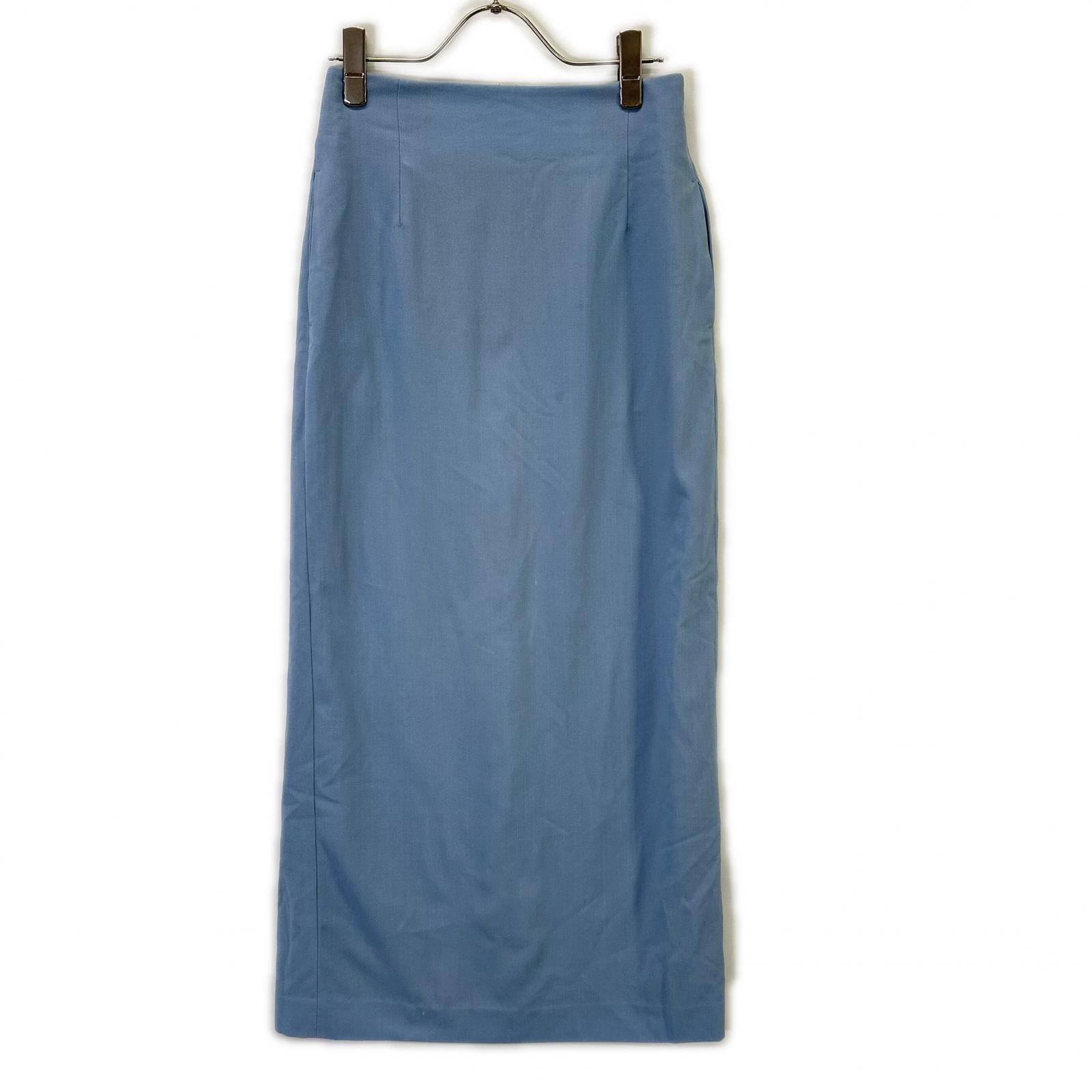 AURALEE オーラリー A23SS02KW ライトブルー HARD TWIST WOOL DOBBY SKIRT スカート