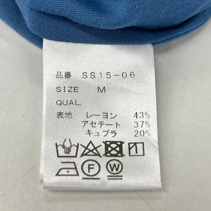 SINME シンメ SS15-06 蓝色长袖牛津纺衬衫 女式上衣 M