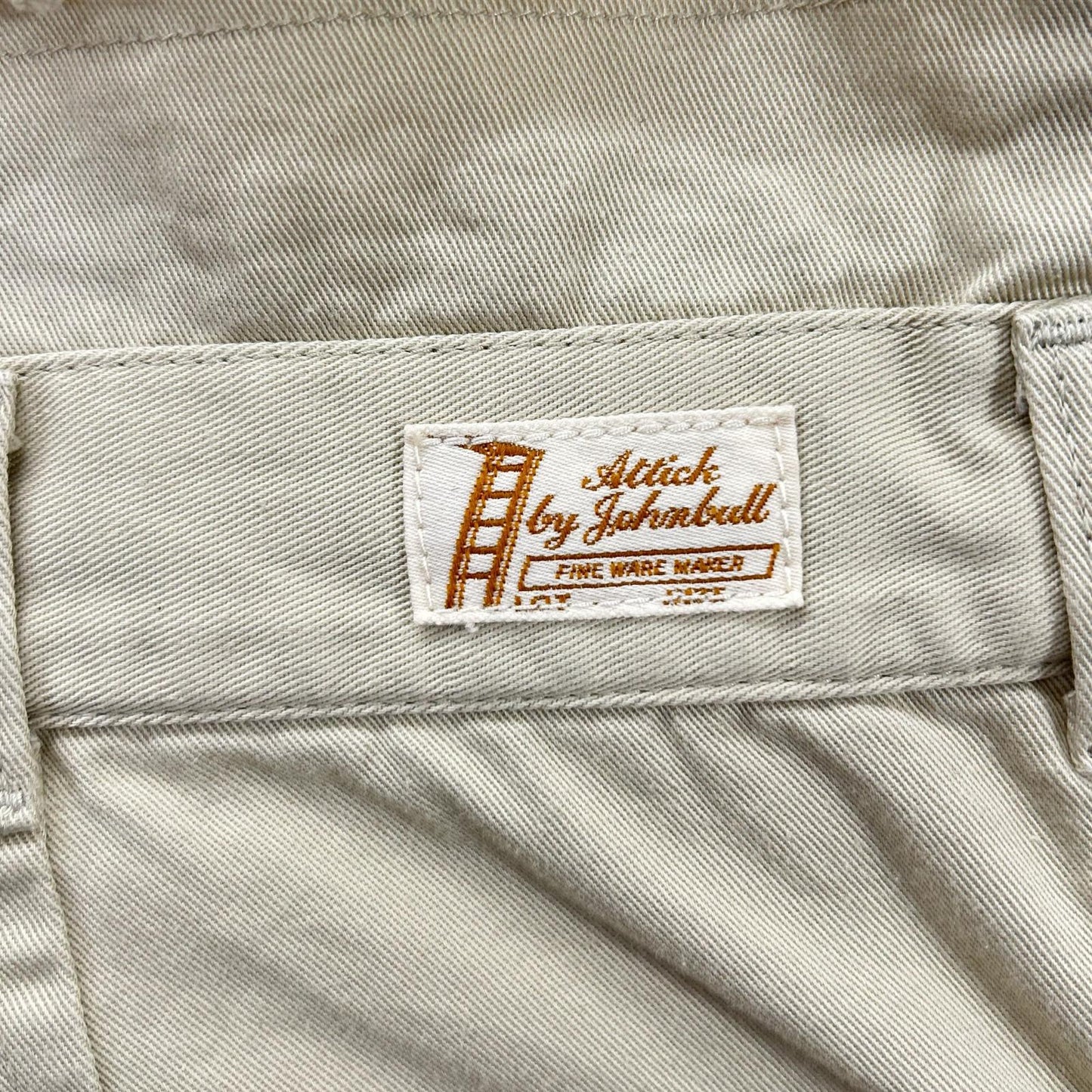 Attick by Johnbull アティックバイジョンブル ｱｲﾎﾞﾘｰ ｲｰｼﾞｰﾜｲﾄﾞﾊﾟﾝﾂ ボトムス S