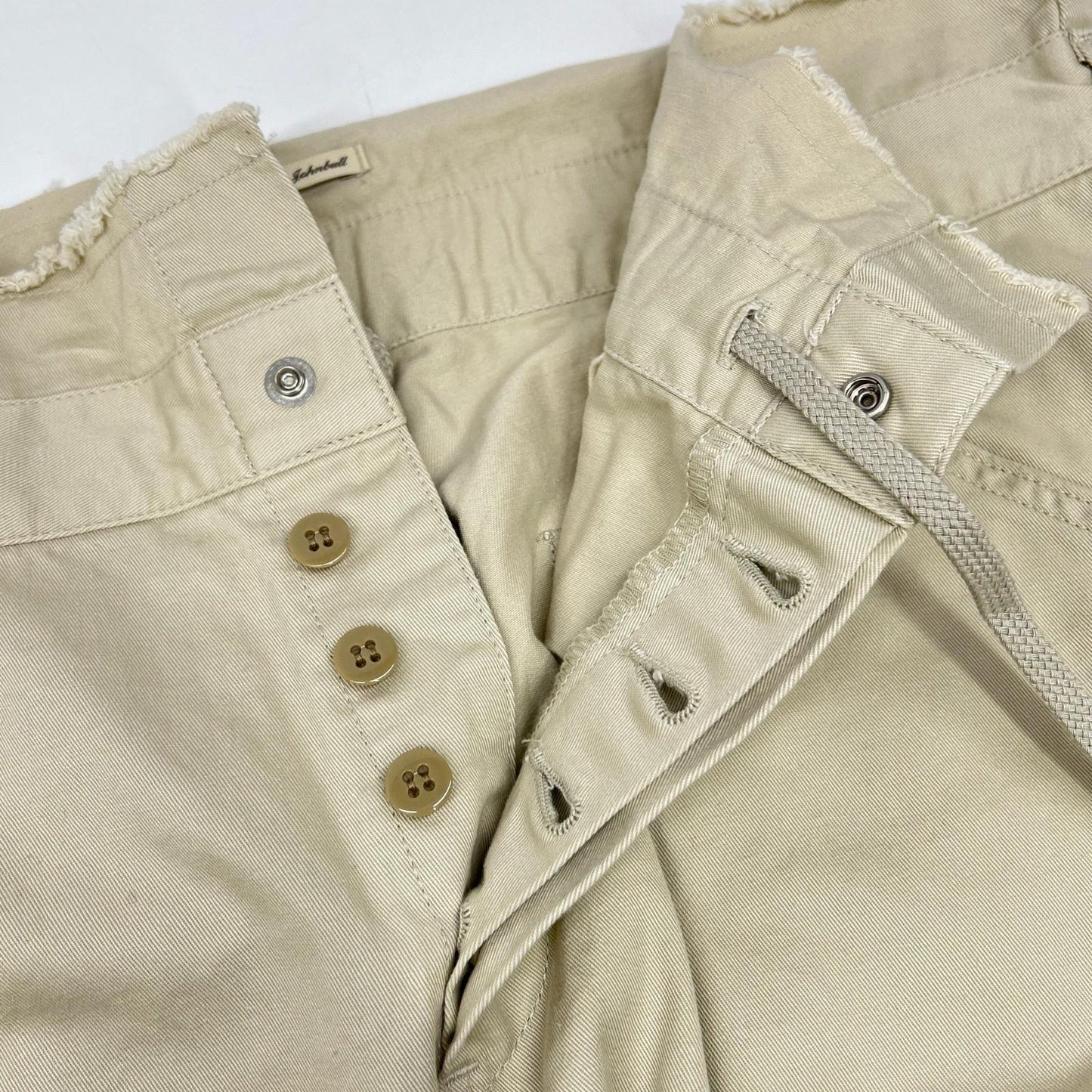 Attick by Johnbull Ivory Easy Wide Pants Bottoms S