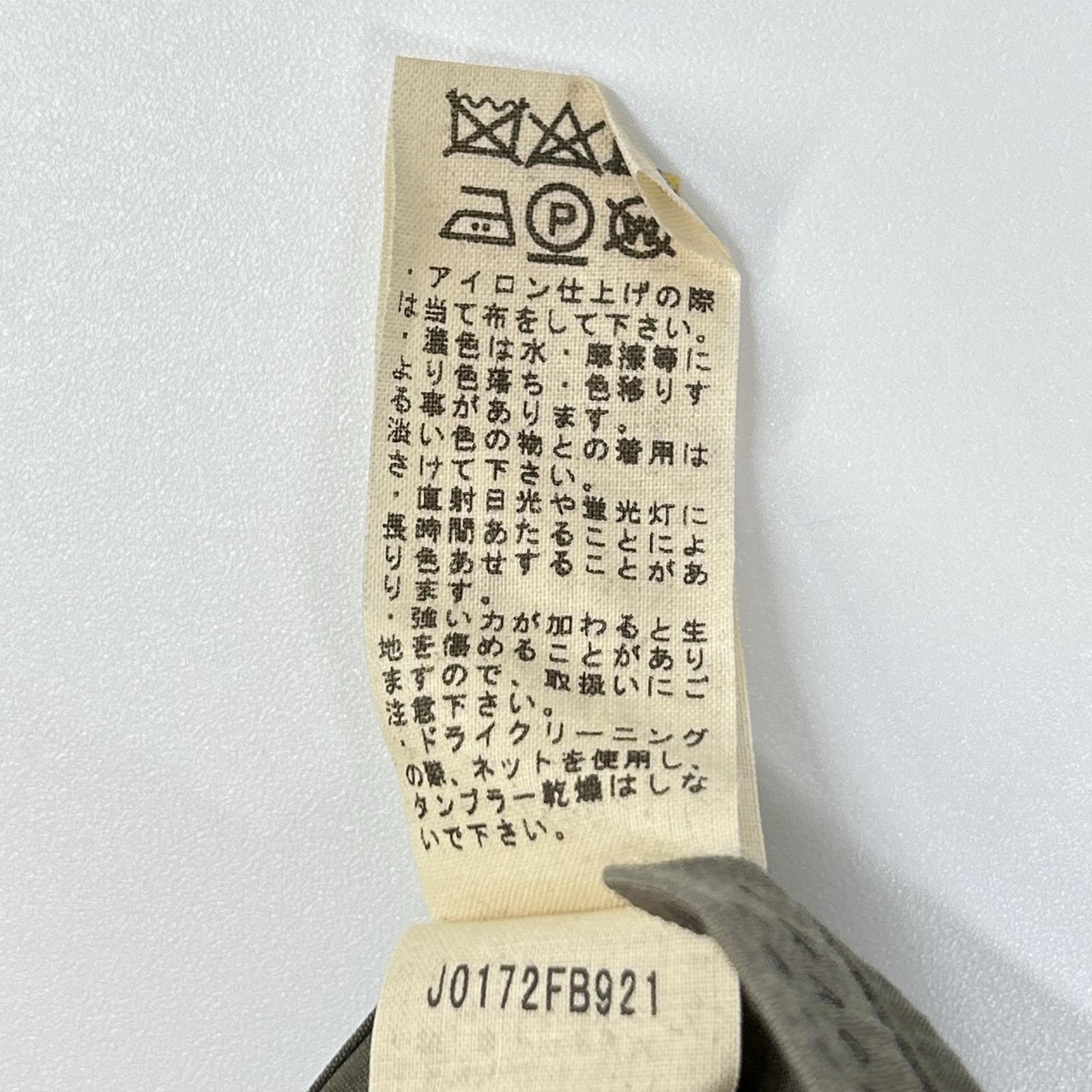 JURGEN LEHL ヨーガンレール J0172FB921 カーキ コットン Vネックショートスリーブシャツ トップス