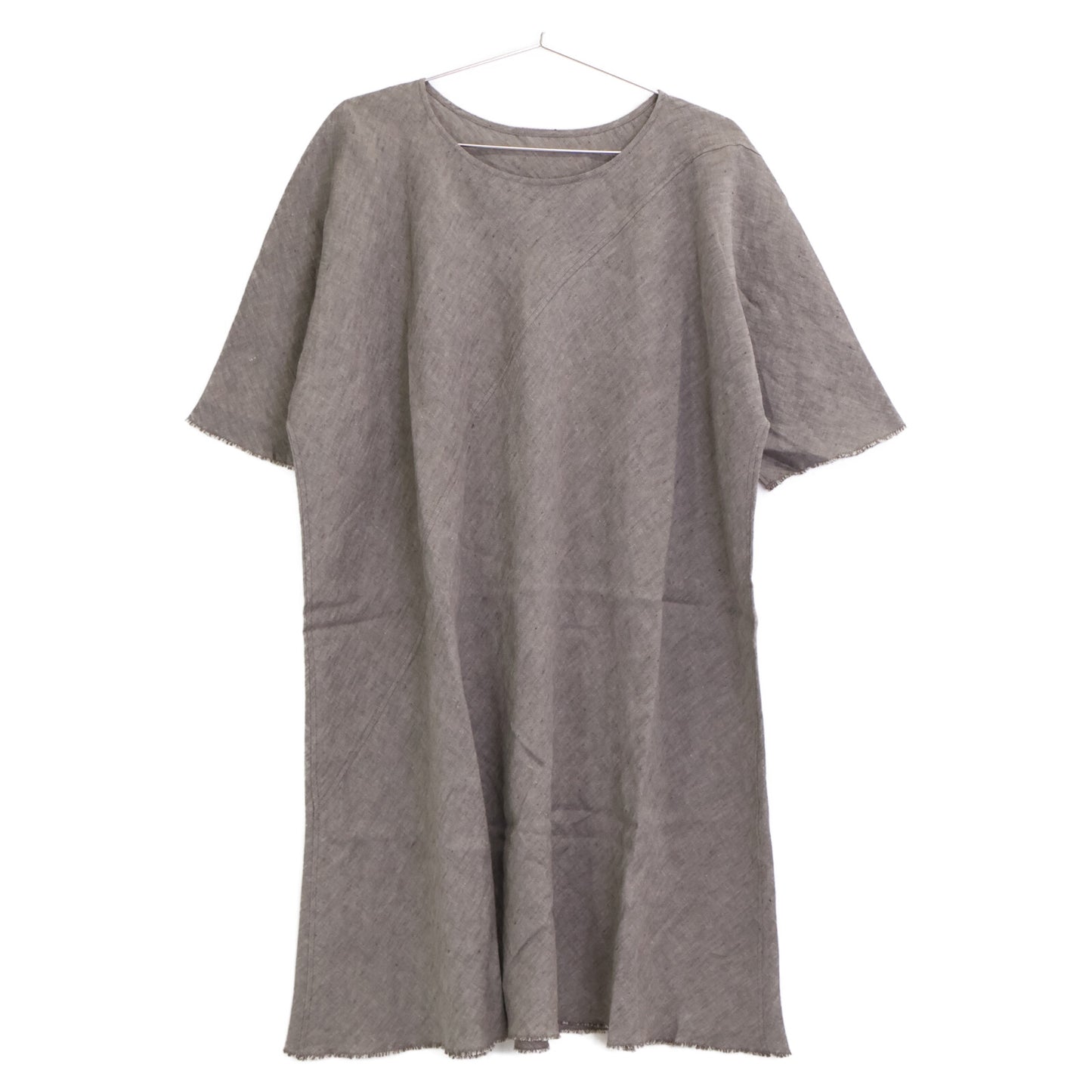 Babaghuri ババグーリ 【美品】J0512FB521 リネン100％ ショートスリーブ ワンピース