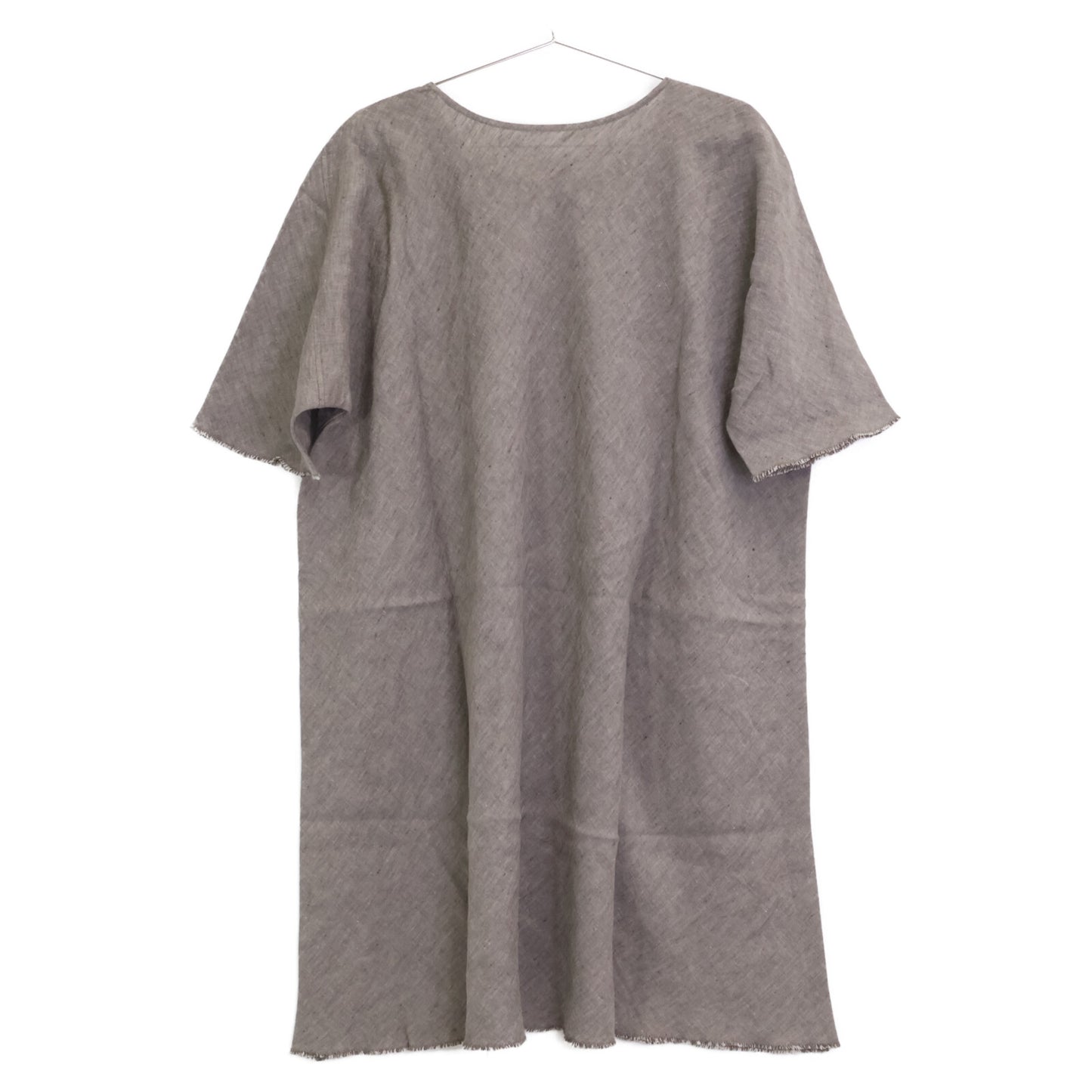 Babaghuri ババグーリ 【美品】J0512FB521 リネン100％ ショートスリーブ ワンピース