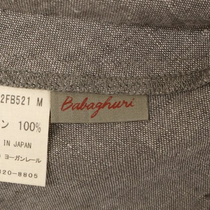 Babaghuri ババグーリ 【美品】J0512FB521 リネン100％ ショートスリーブ ワンピース