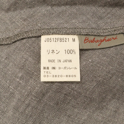 Babaghuri ババグーリ 【美品】J0512FB521 リネン100％ ショートスリーブ ワンピース