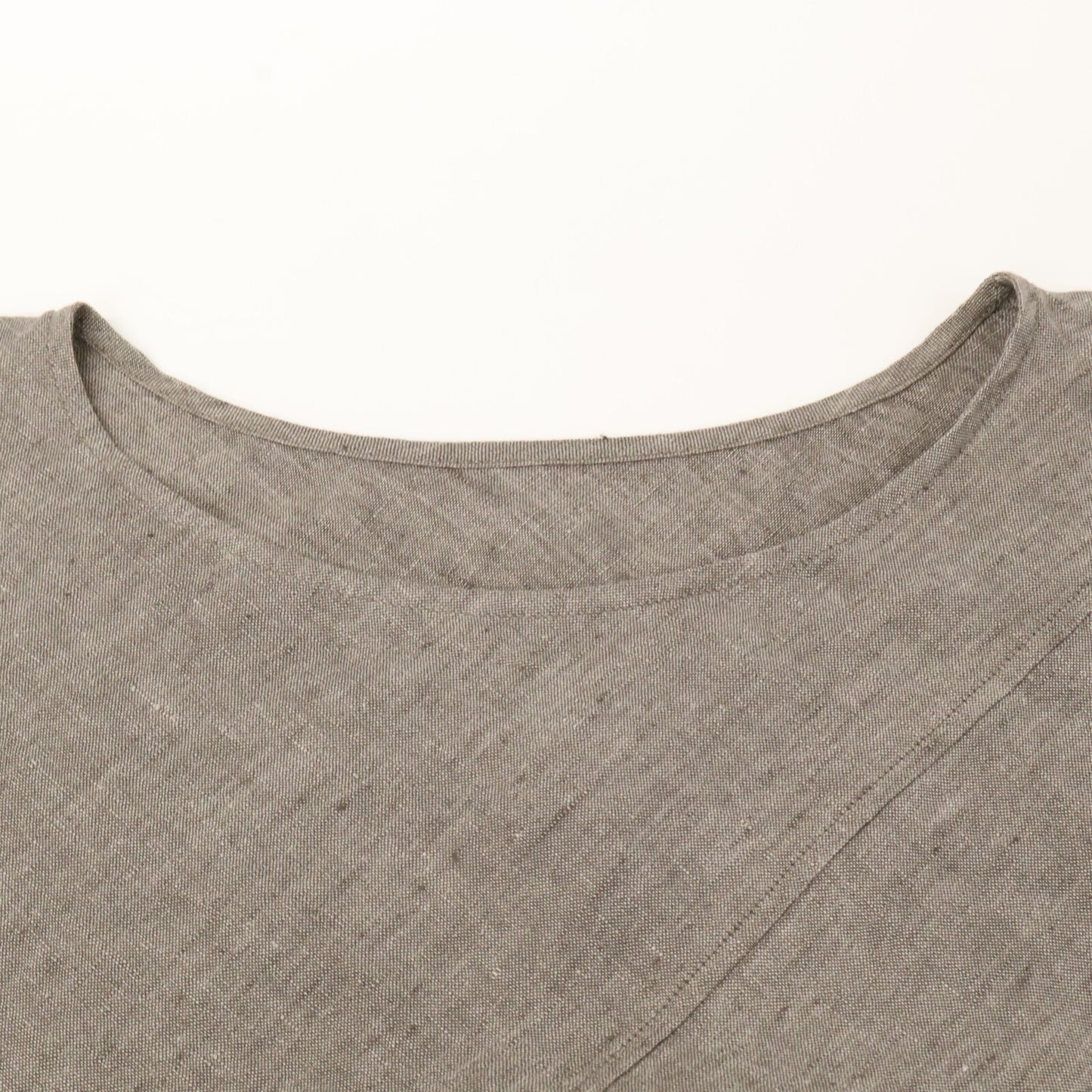 Babaghuri ババグーリ 【美品】J0512FB521 リネン100％ ショートスリーブ ワンピース