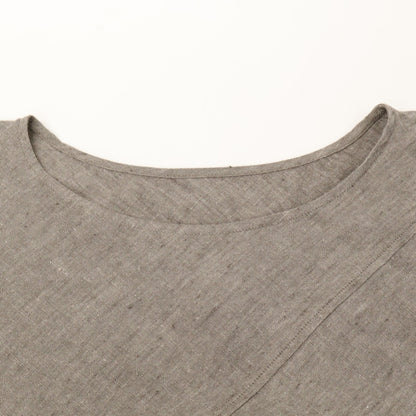 Babaghuri ババグーリ 【美品】J0512FB521 リネン100％ ショートスリーブ ワンピース