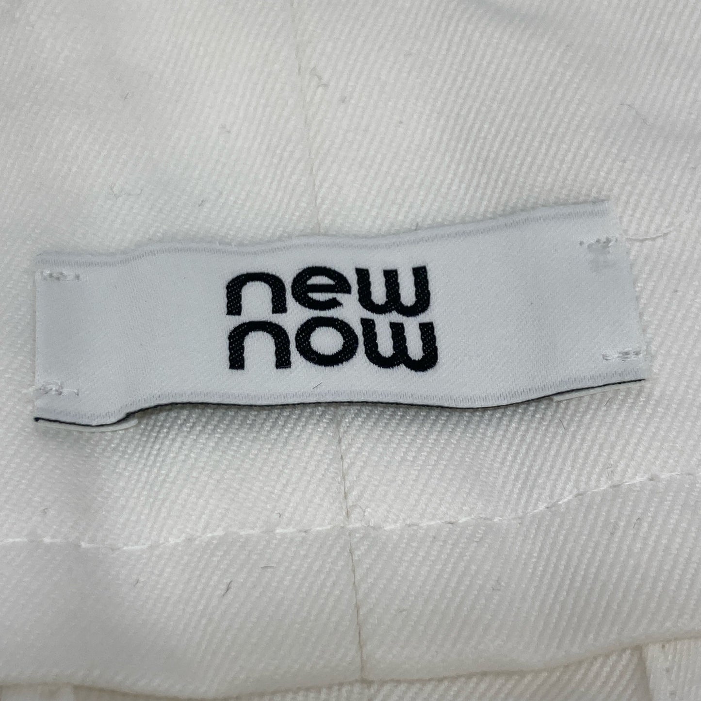 NEW NOW ニューナウ 2401PT05 白色 斜纹棉布裤 下装 M 男式