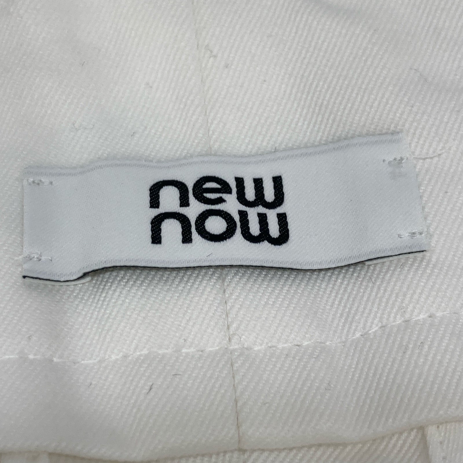 NEW NOW ニューナウ 2401PT05 白色 斜纹棉布裤 下装 M 男式