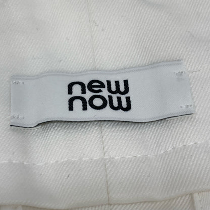 NEW NOW ニューナウ 2401PT05 白色 斜纹棉布裤 下装 M 男式