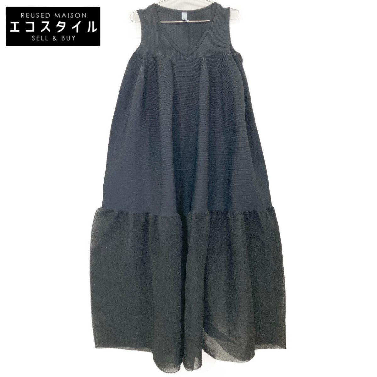 CFCL CFCL CF005KH033 23SS 黑色 POTTERY LUCENT DRESS 2 薄纱连衣裙 连衣裙