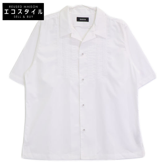 ZUCCa 【Excellent Condition】CZ54FK520 Ladder Lace Embroidery Short-Sleeve Shirt/Top M Men's