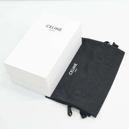 CELINE BILLY Chunky Sandals in Calfskin & Textile