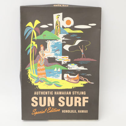 SUN SURF 【MUSASHIYA】SS30211 Sankin-kōtai Short Sleeve Rayon Aloha Shirt Tops S Men's