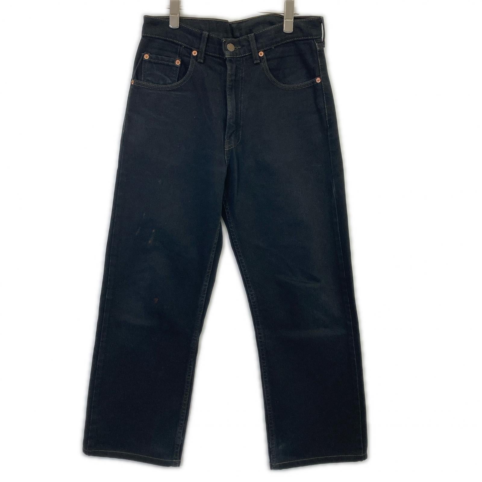 LEVI'S Levi's 90s Black 512 Old Overdyed Button Fly Denim Pants Bottoms
