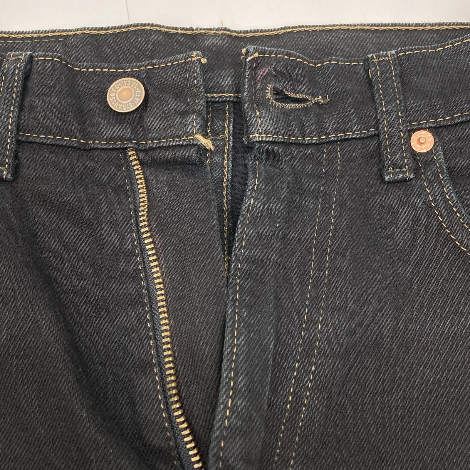 LEVI'S Levi's 90s Black 512 Old Overdyed Button Fly Denim Pants Bottoms