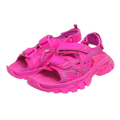 BALENCIAGA 巴黎世家 美品 Track Sandal 运动凉鞋 女士 粉色 36 617543 鞋履