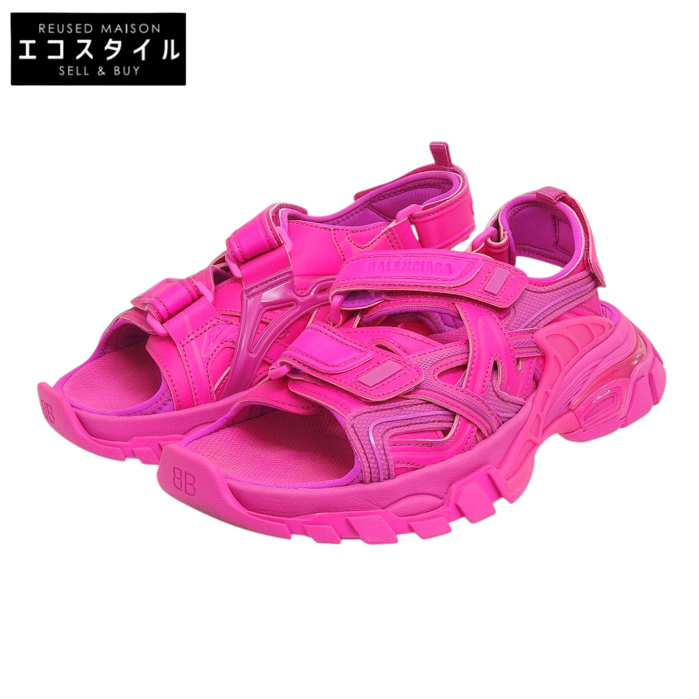 BALENCIAGA 巴黎世家 美品 Track Sandal 运动凉鞋 女士 粉色 36 617543 鞋履