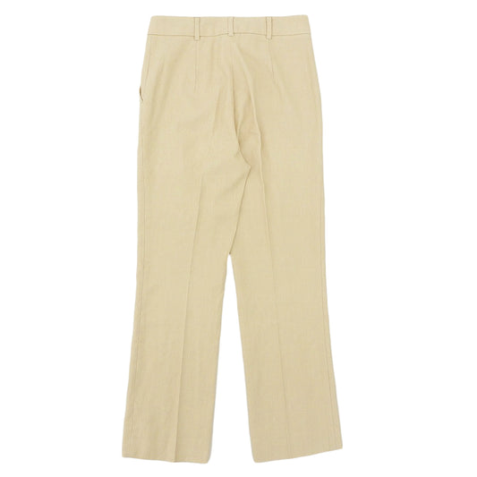 MAXMARA STUDIO マックスマーラスタジオ リネン コットン スラックスパンツ ボトムス レディース ライトベージュ 38 613109026 ボトムス