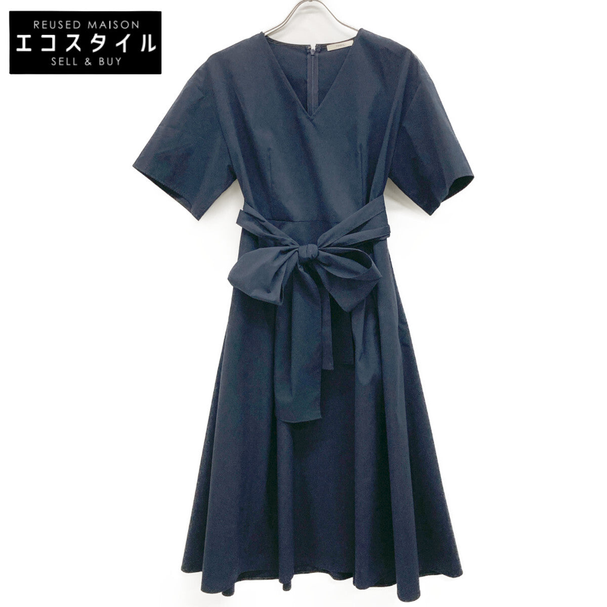 LE PHIL 534-9140301 West Ribbon V-neck Dress 1 (Women's)