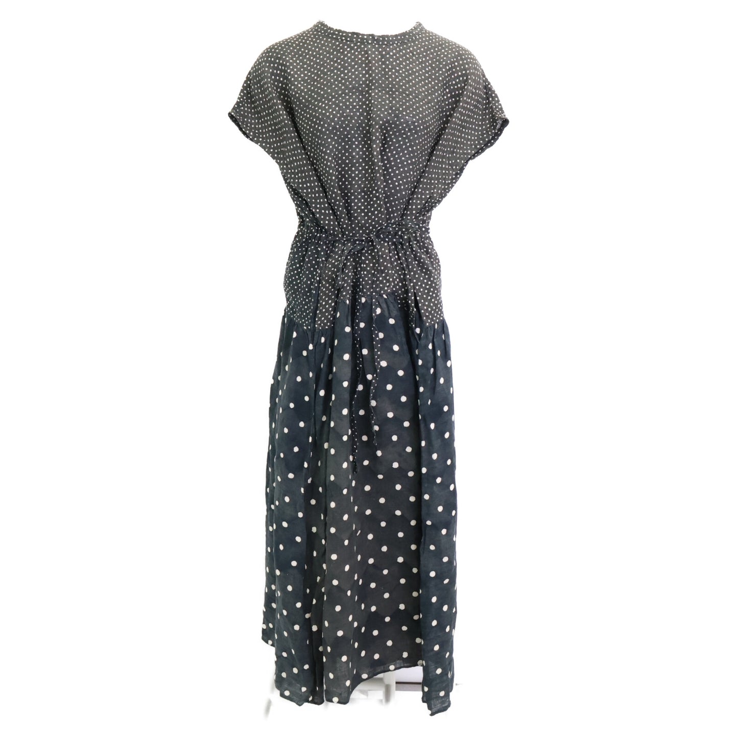 45R 【Like New/24SS】70650392 Linen Dot Print Dress
