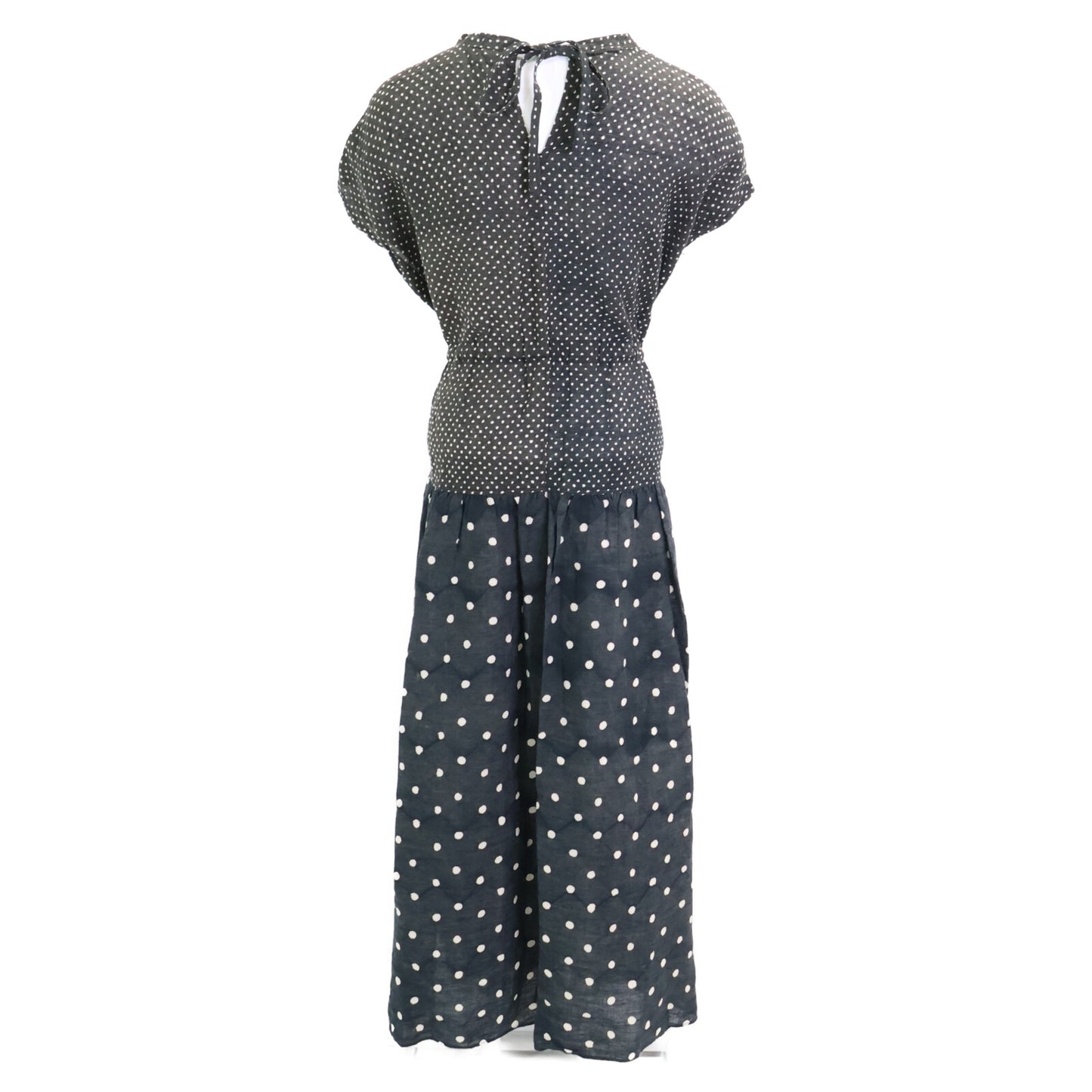 45R 【Like New/24SS】70650392 Linen Dot Print Dress