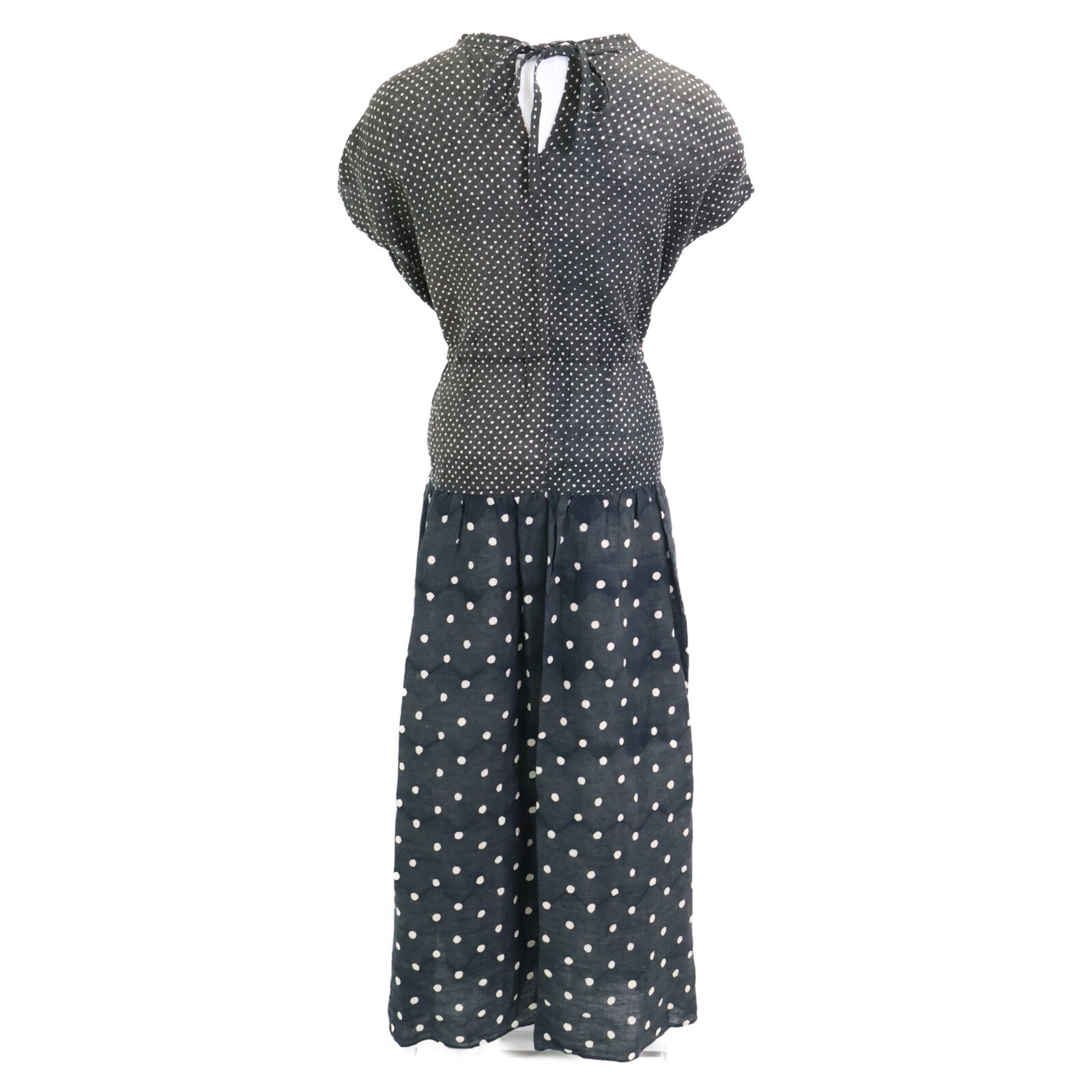 45R 【Like New/24SS】70650392 Linen Dot Print Dress
