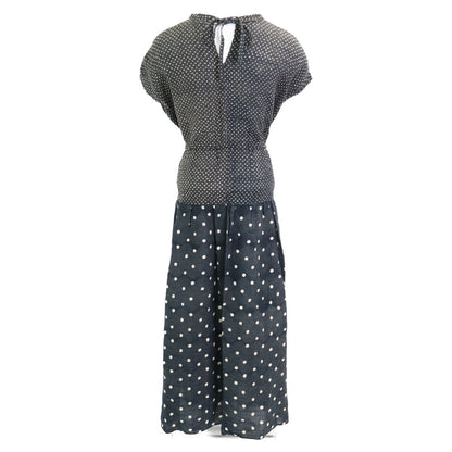 45R 【Like New/24SS】70650392 Linen Dot Print Dress