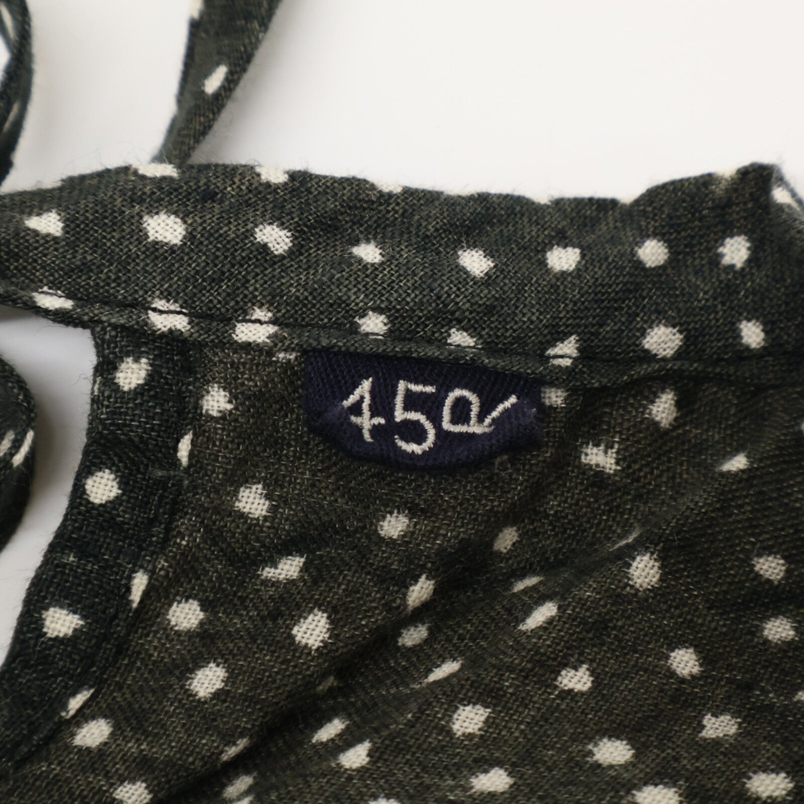 45R 【Like New/24SS】70650392 Linen Dot Print Dress